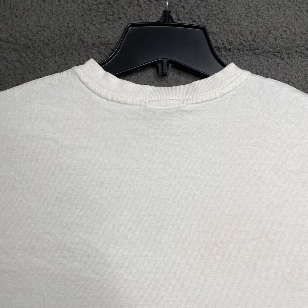 GUESS JEANS USA T-Shirt White Long Sleeve Womens Small Classic Spellout Logo - Picture 12 of 16